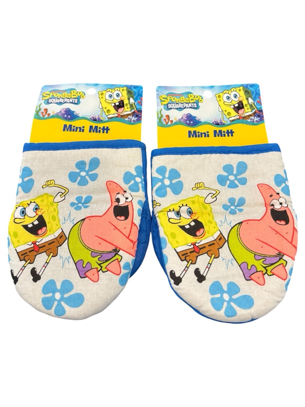 SpongeBob Squarepants Yellow Blue Pink Mini Mitts